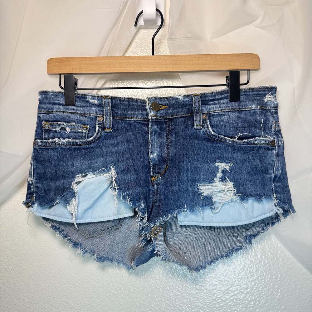 Joe's Jeans Women's Distressed Raw Hem Denim Cutoff Shorts